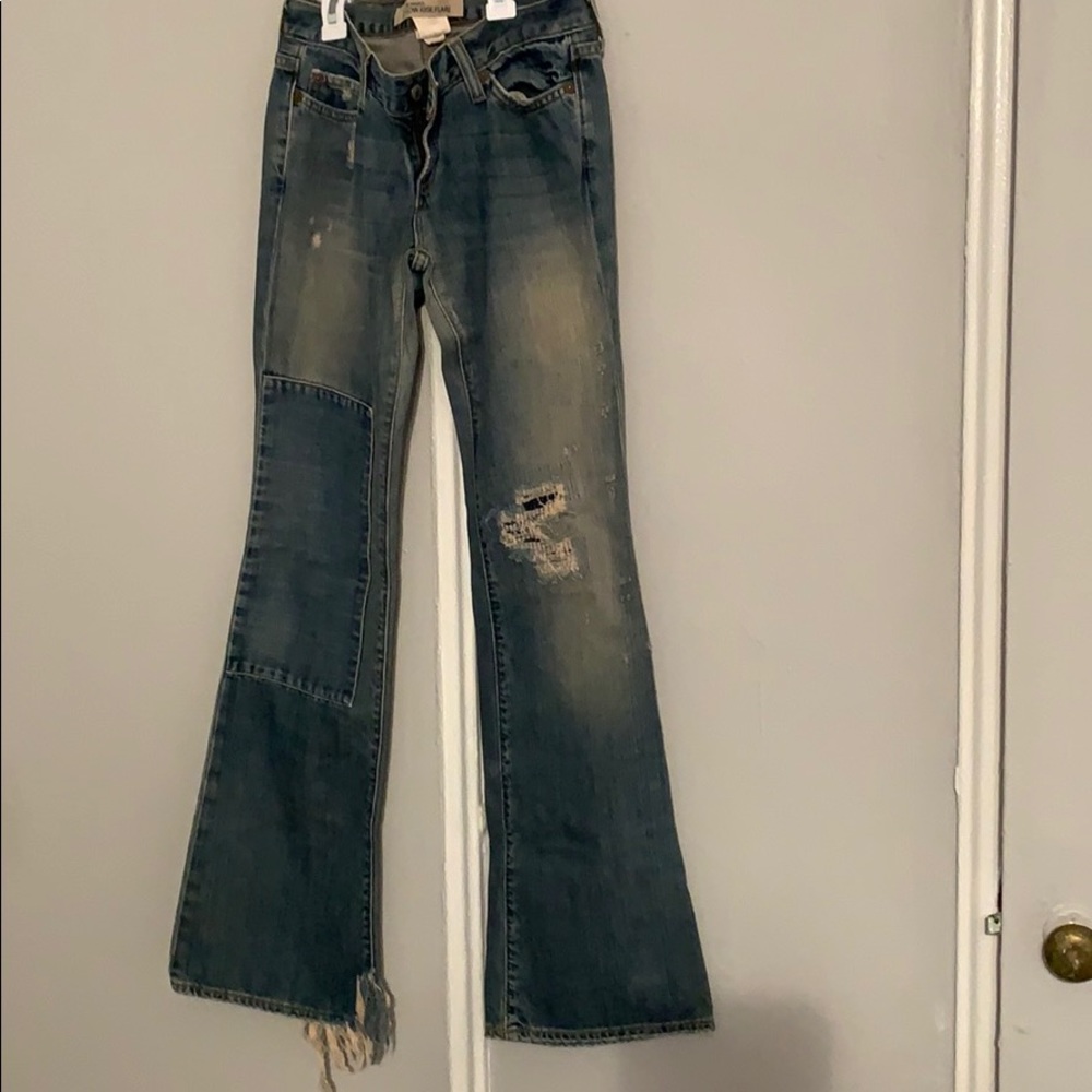NWOT Gap low rise flare jeans